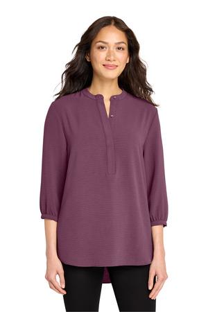 Port Authority Women's 3/4-Sleeve Textured Crepe Tunic LW713