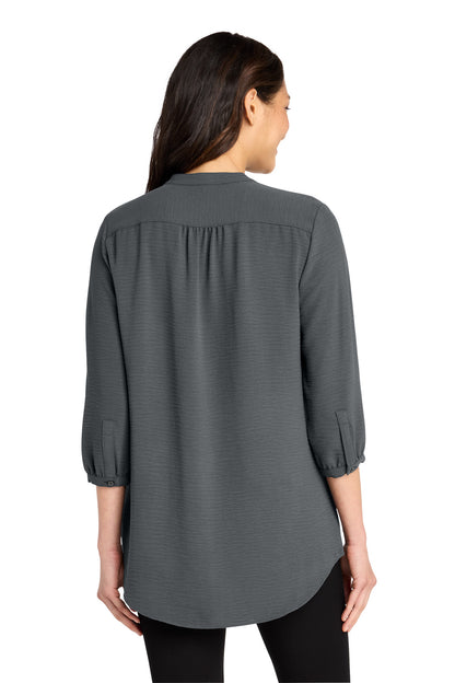Port Authority Women's 3/4-Sleeve Textured Crepe Tunic LW713