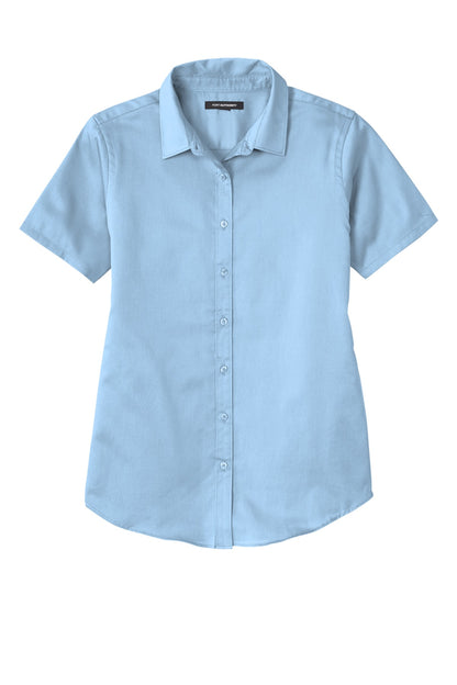 Port Authority Women's Short Sleeve SuperPro ReactTwill Shirt. LW809