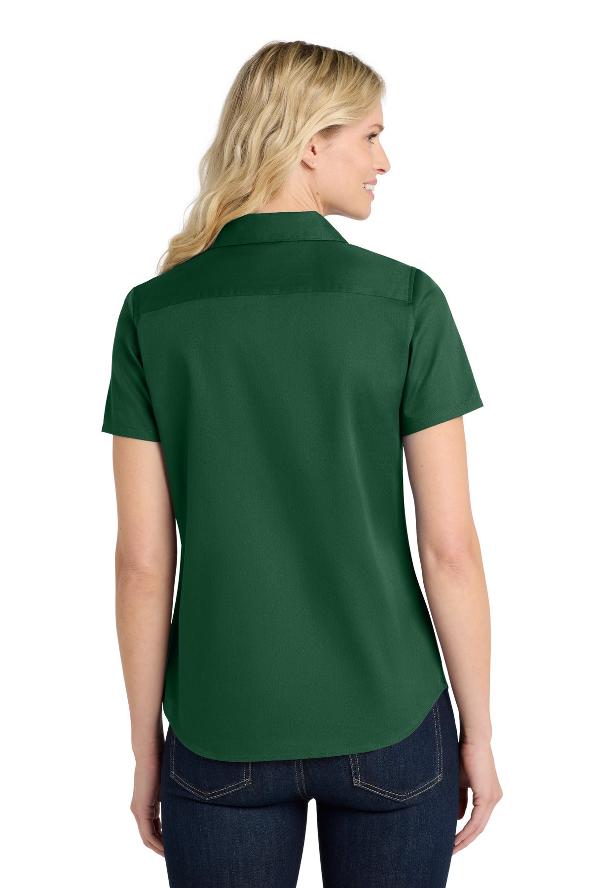Port Authority Women's Short Sleeve SuperPro ReactTwill Shirt. LW809