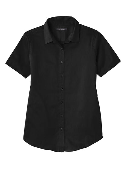Port Authority Women's Short Sleeve SuperPro ReactTwill Shirt. LW809