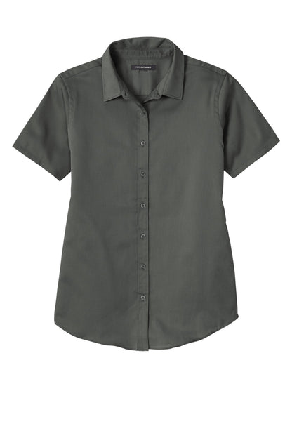 Port Authority Women's Short Sleeve SuperPro ReactTwill Shirt. LW809