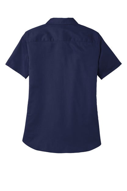 Port Authority Women's Short Sleeve SuperPro ReactTwill Shirt. LW809