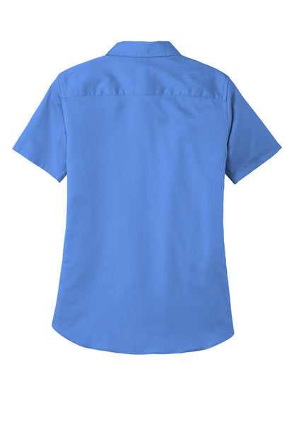 Port Authority Women's Short Sleeve SuperPro ReactTwill Shirt. LW809