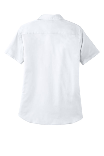 Port Authority Women's Short Sleeve SuperPro ReactTwill Shirt. LW809