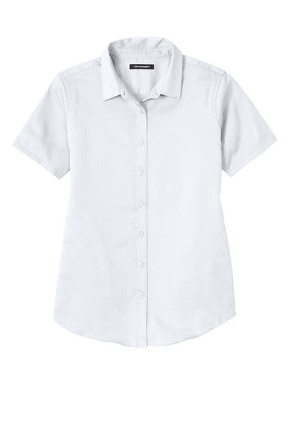 Port Authority Women's Short Sleeve SuperPro ReactTwill Shirt. LW809