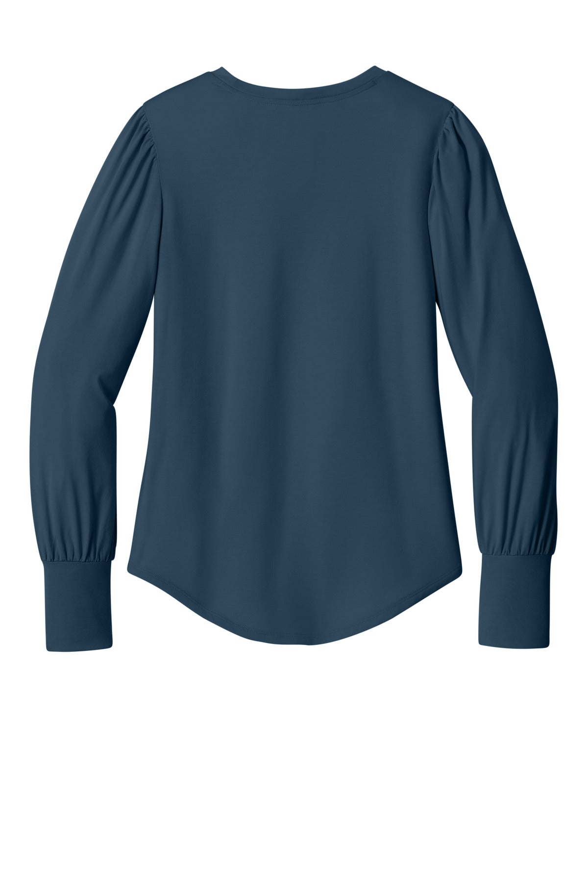 Mercer+Mettle Women's Stretch Jersey Long Sleeve Blouson Top MM1019