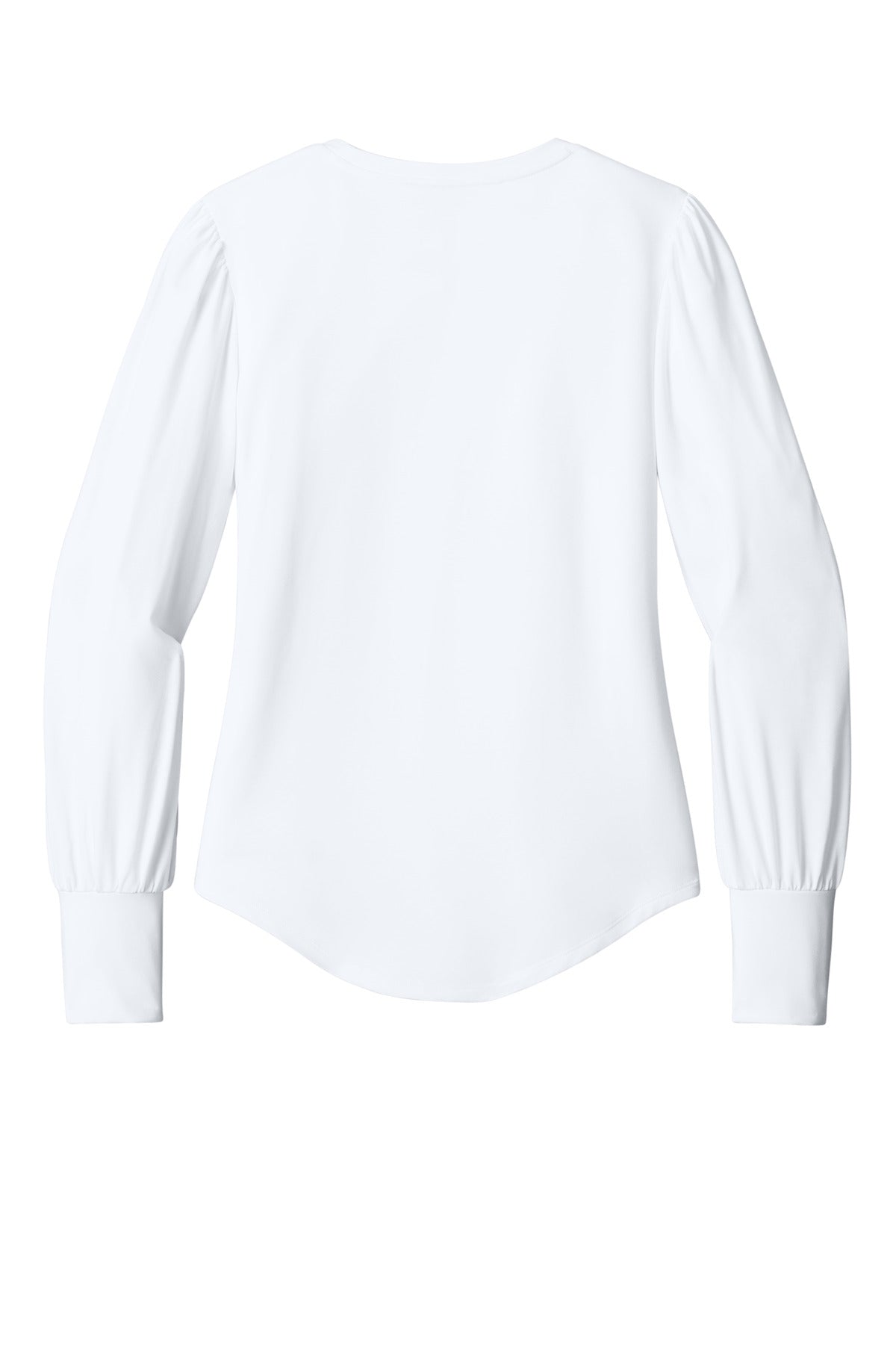 Mercer+Mettle Women's Stretch Jersey Long Sleeve Blouson Top MM1019