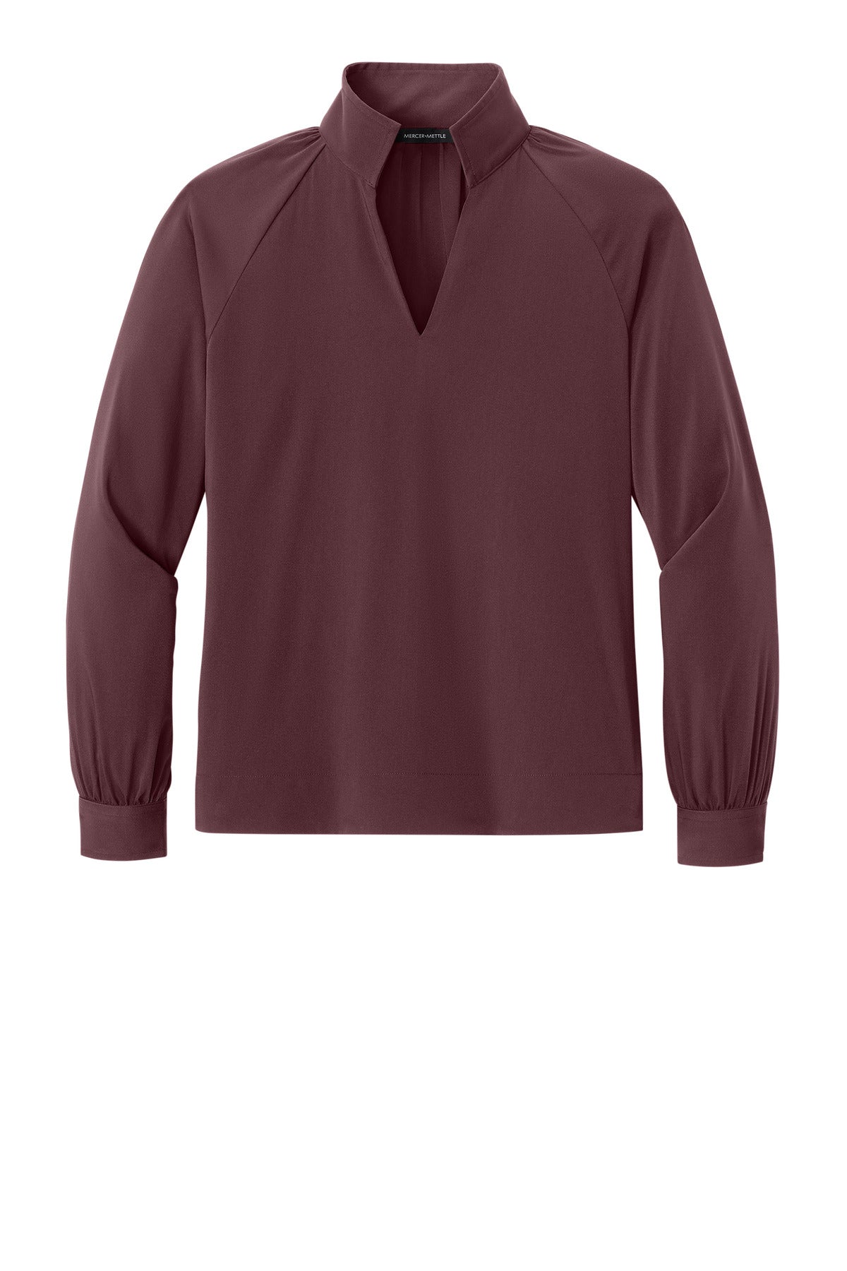 Mercer+Mettle Women's Long Sleeve Buttery Soft Popover Blouse MM2019
