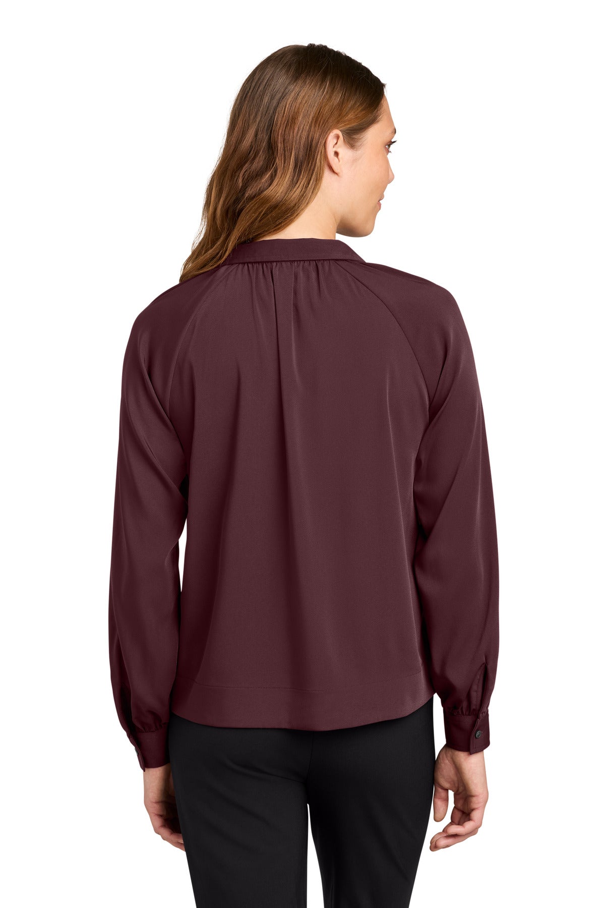 Mercer+Mettle Women's Long Sleeve Buttery Soft Popover Blouse MM2019