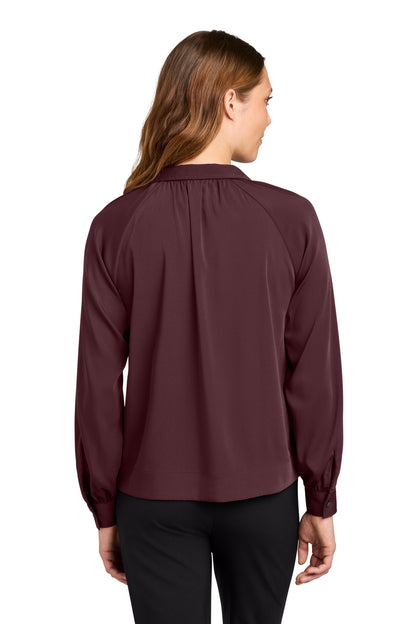 Mercer+Mettle Women's Long Sleeve Buttery Soft Popover Blouse MM2019