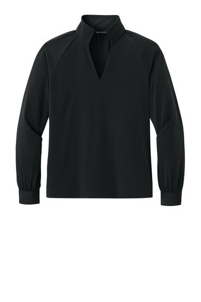 Mercer+Mettle Women's Long Sleeve Buttery Soft Popover Blouse MM2019