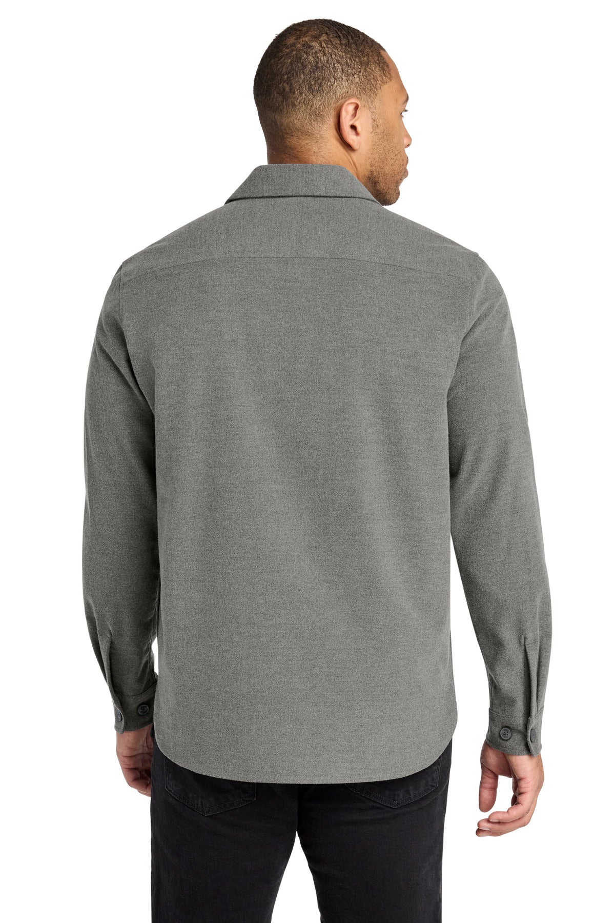 Mercer+Mettle Long Sleeve Twill Overshirt MM2020