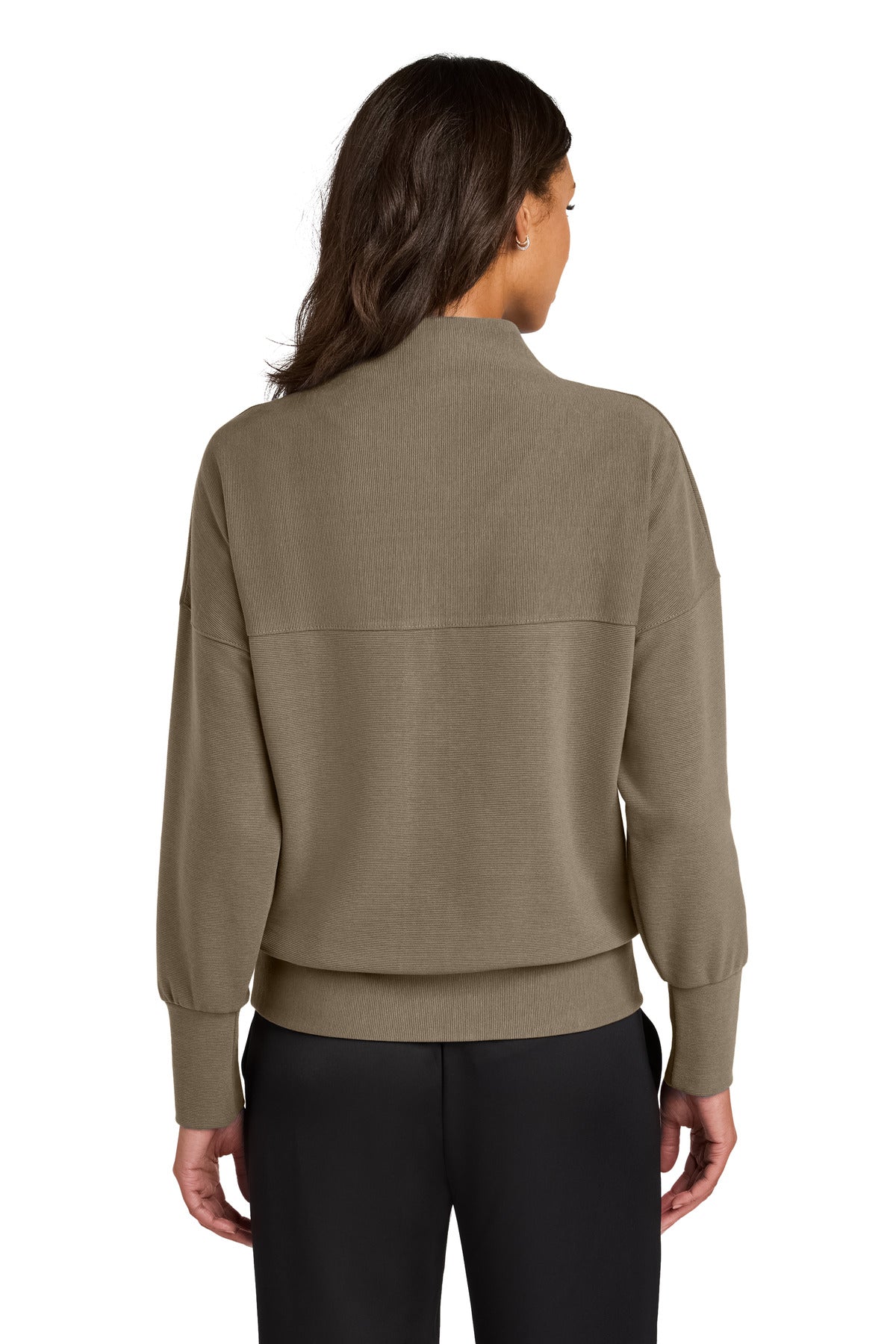 Mercer+Mettle Women's Linear Texture 1/4-Zip MM3041