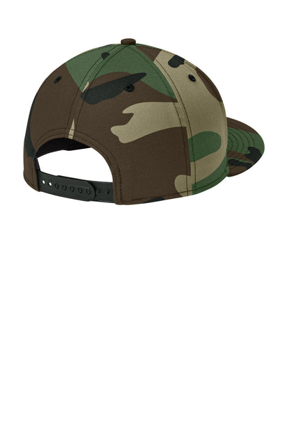 New Era - Flat Bill Snapback Cap. NE400