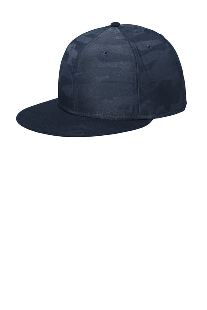 New Era  Camo Flat Bill Snapback Cap NE407