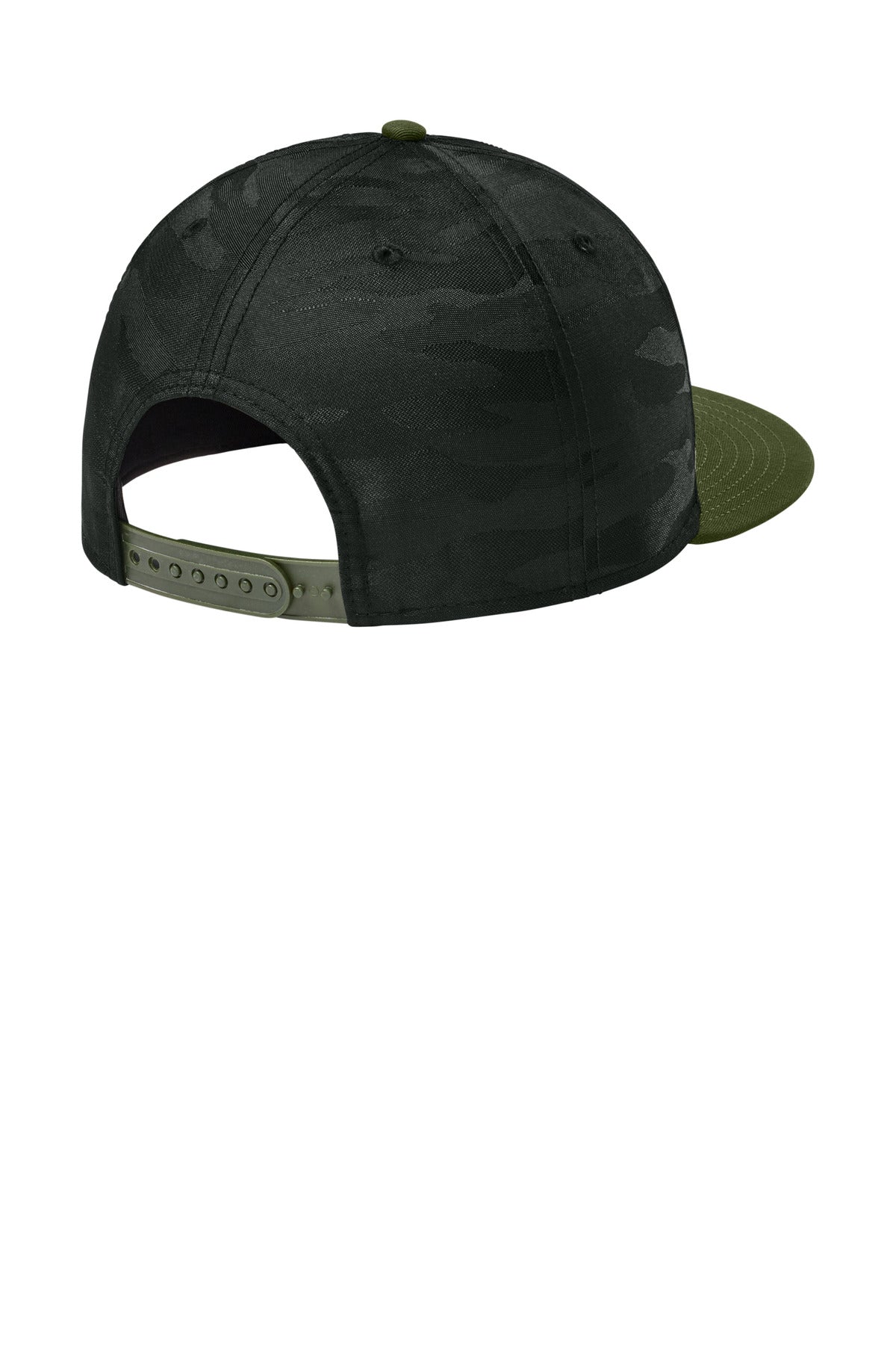 New Era  Camo Flat Bill Snapback Cap NE407