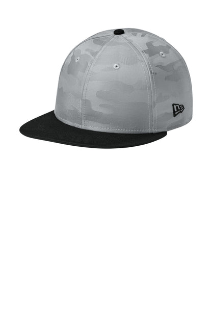 New Era  Camo Flat Bill Snapback Cap NE407