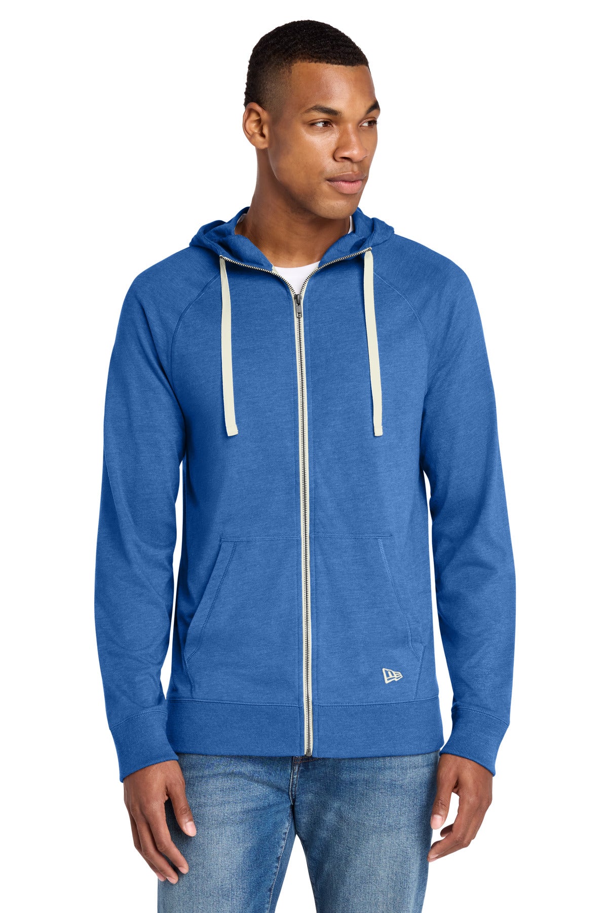 New Era  Sueded Cotton Blend Full-Zip Hoodie. NEA122