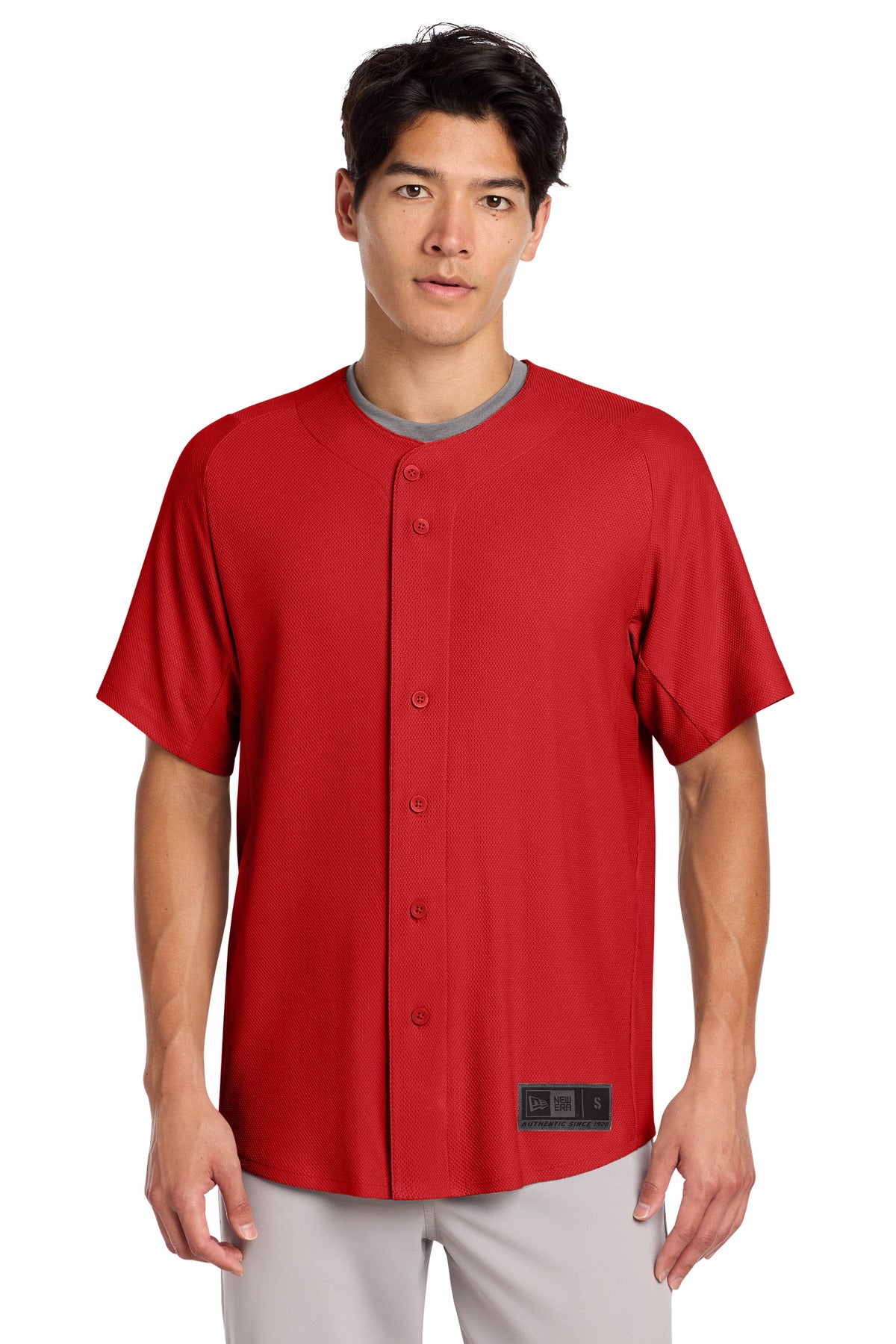 New Era  Diamond Era Full-Button Jersey. NEA220