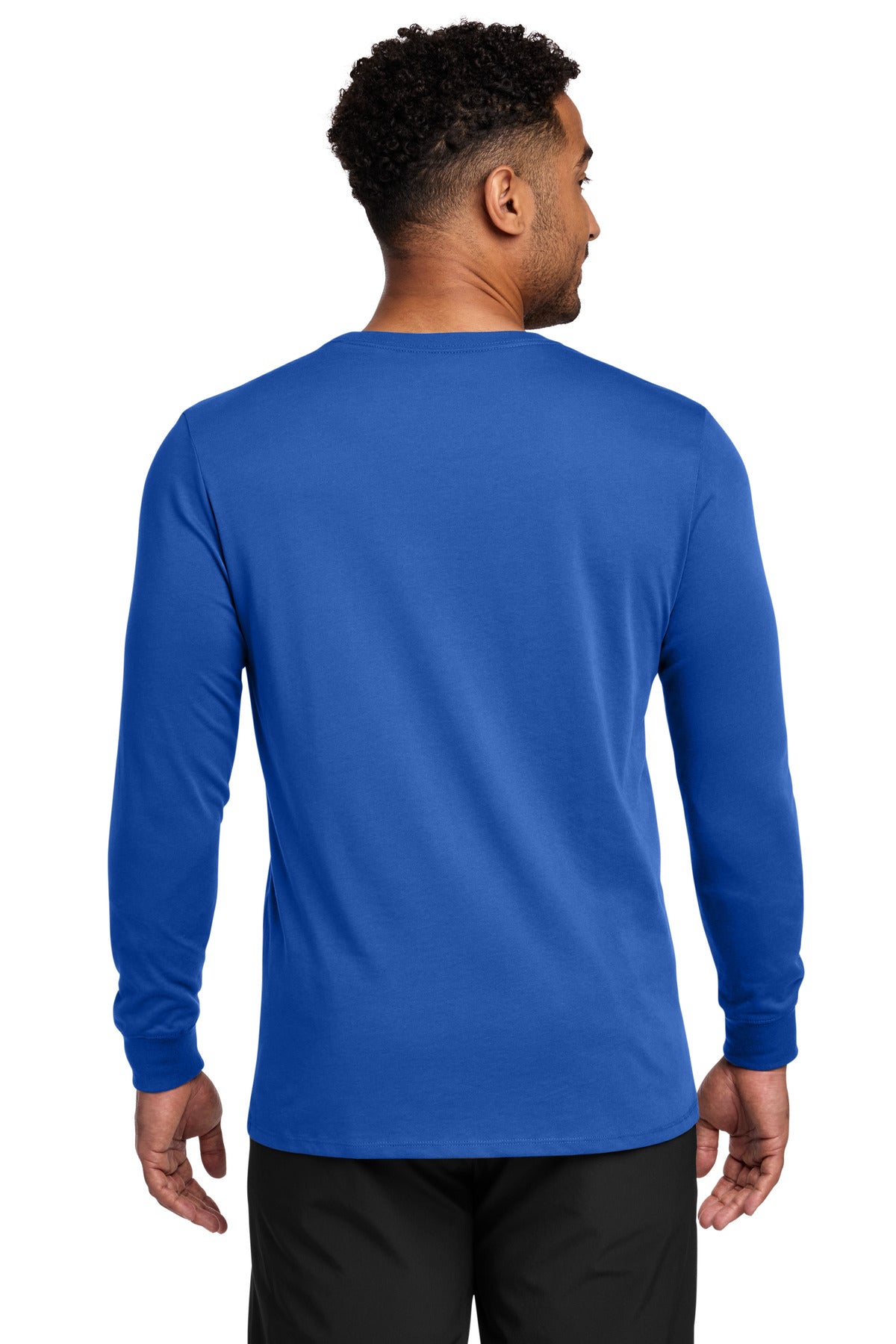 Nike Dri-FIT Cotton/Poly Long Sleeve Tee. NKBQ5230