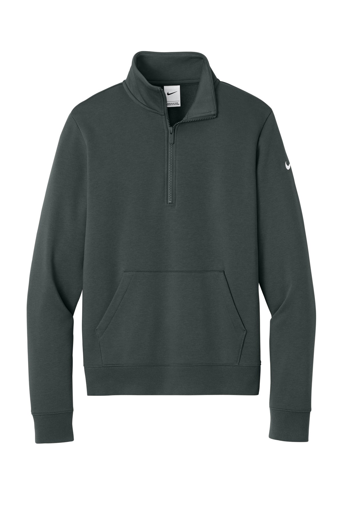 Nike Women's Club Fleece Sleeve Swoosh 1/2-Zip NKDX6720
