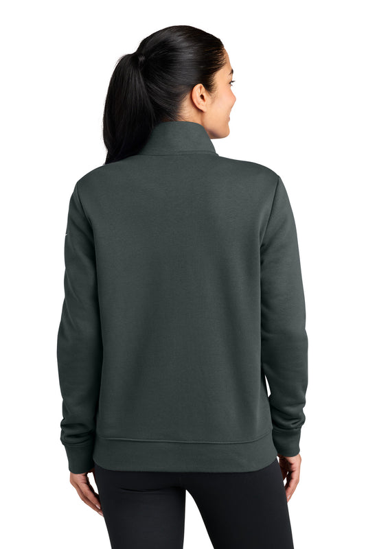 Nike Women's Club Fleece Sleeve Swoosh 1/2-Zip NKDX6720
