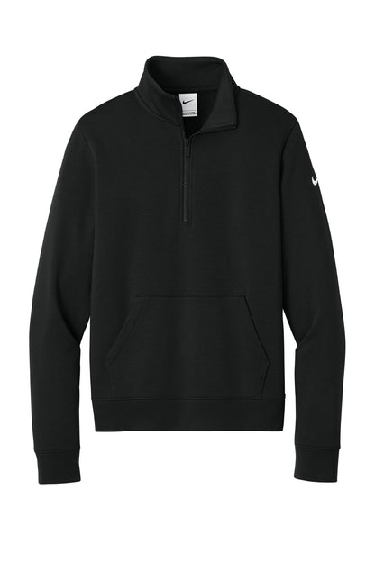 Nike Women's Club Fleece Sleeve Swoosh 1/2-Zip NKDX6720