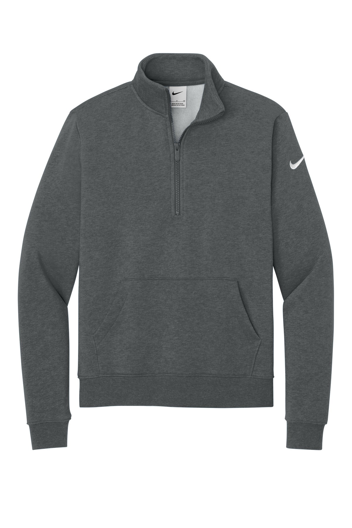 Nike Women's Club Fleece Sleeve Swoosh 1/2-Zip NKDX6720