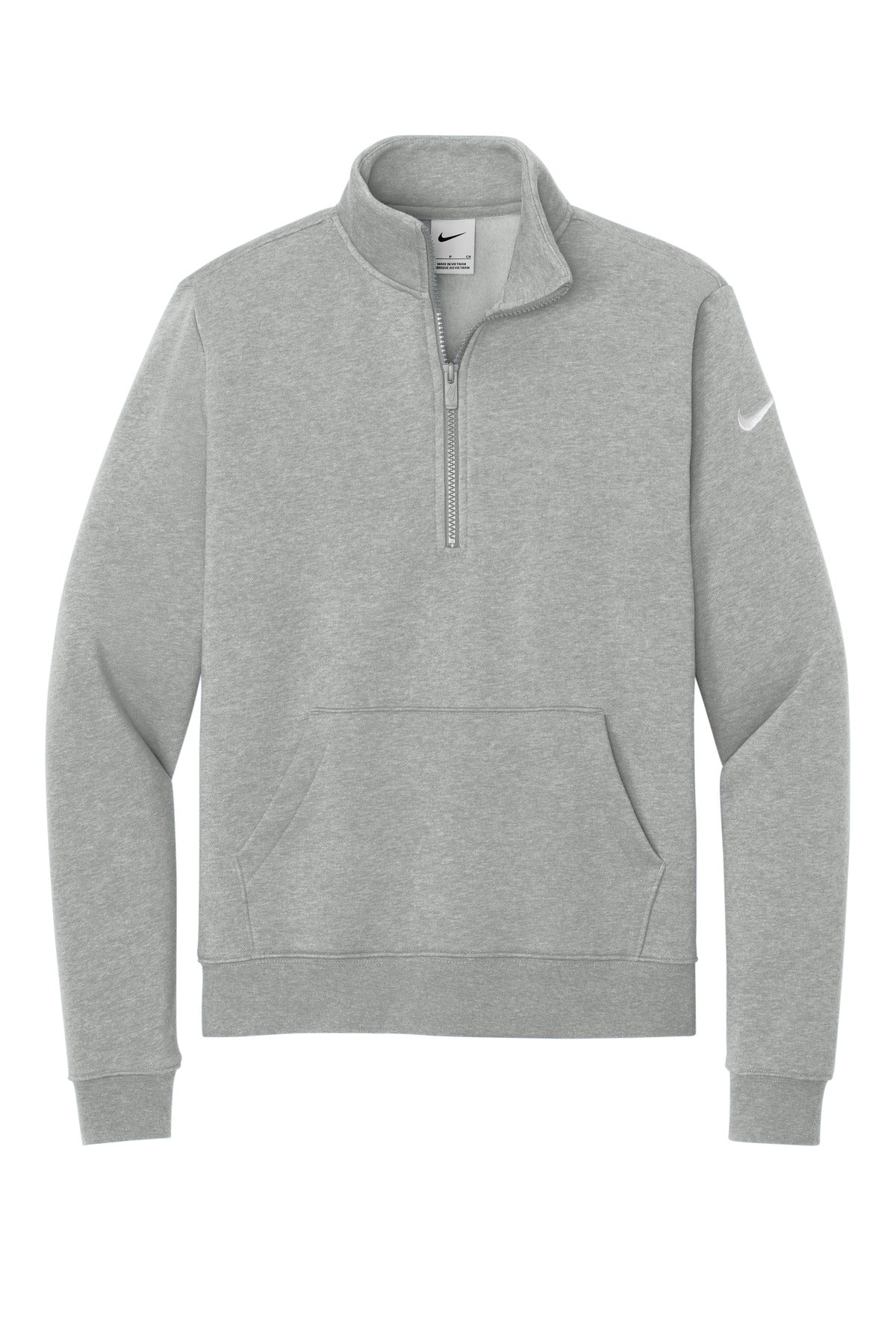 Nike Women's Club Fleece Sleeve Swoosh 1/2-Zip NKDX6720