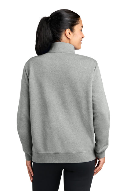 Nike Women's Club Fleece Sleeve Swoosh 1/2-Zip NKDX6720