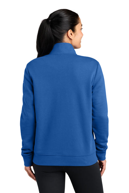 Nike Women's Club Fleece Sleeve Swoosh 1/2-Zip NKDX6720