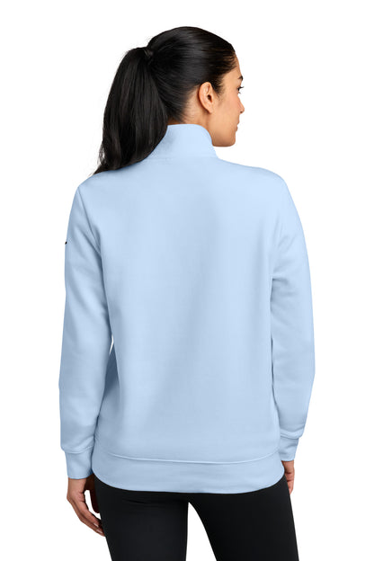 Nike Women's Club Fleece Sleeve Swoosh 1/2-Zip NKDX6720