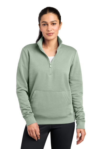 Nike Women's Club Fleece Sleeve Swoosh 1/2-Zip NKDX6720