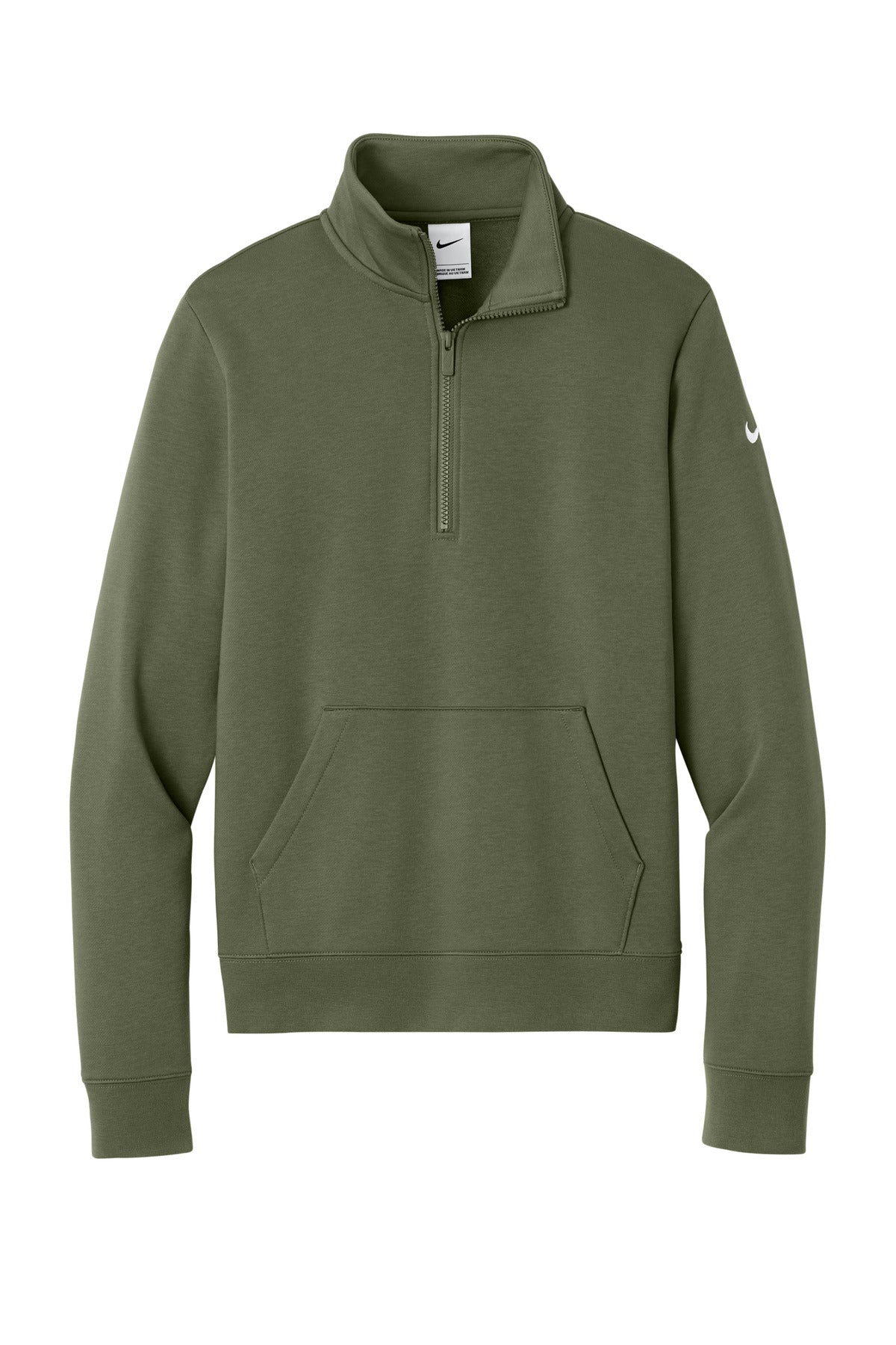 Nike Women's Club Fleece Sleeve Swoosh 1/2-Zip NKDX6720