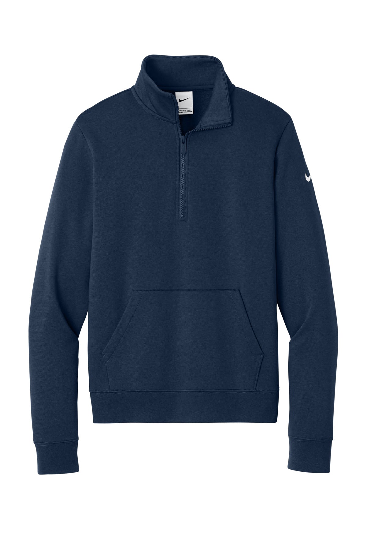 Nike Women's Club Fleece Sleeve Swoosh 1/2-Zip NKDX6720