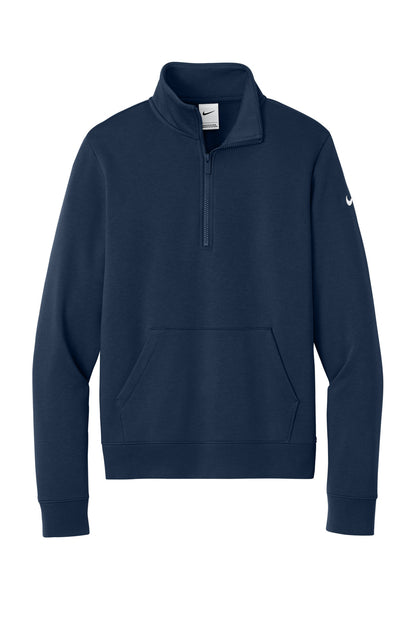 Nike Women's Club Fleece Sleeve Swoosh 1/2-Zip NKDX6720