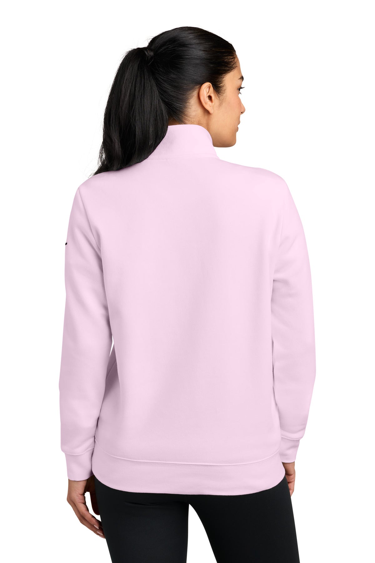 Nike Women's Club Fleece Sleeve Swoosh 1/2-Zip NKDX6720
