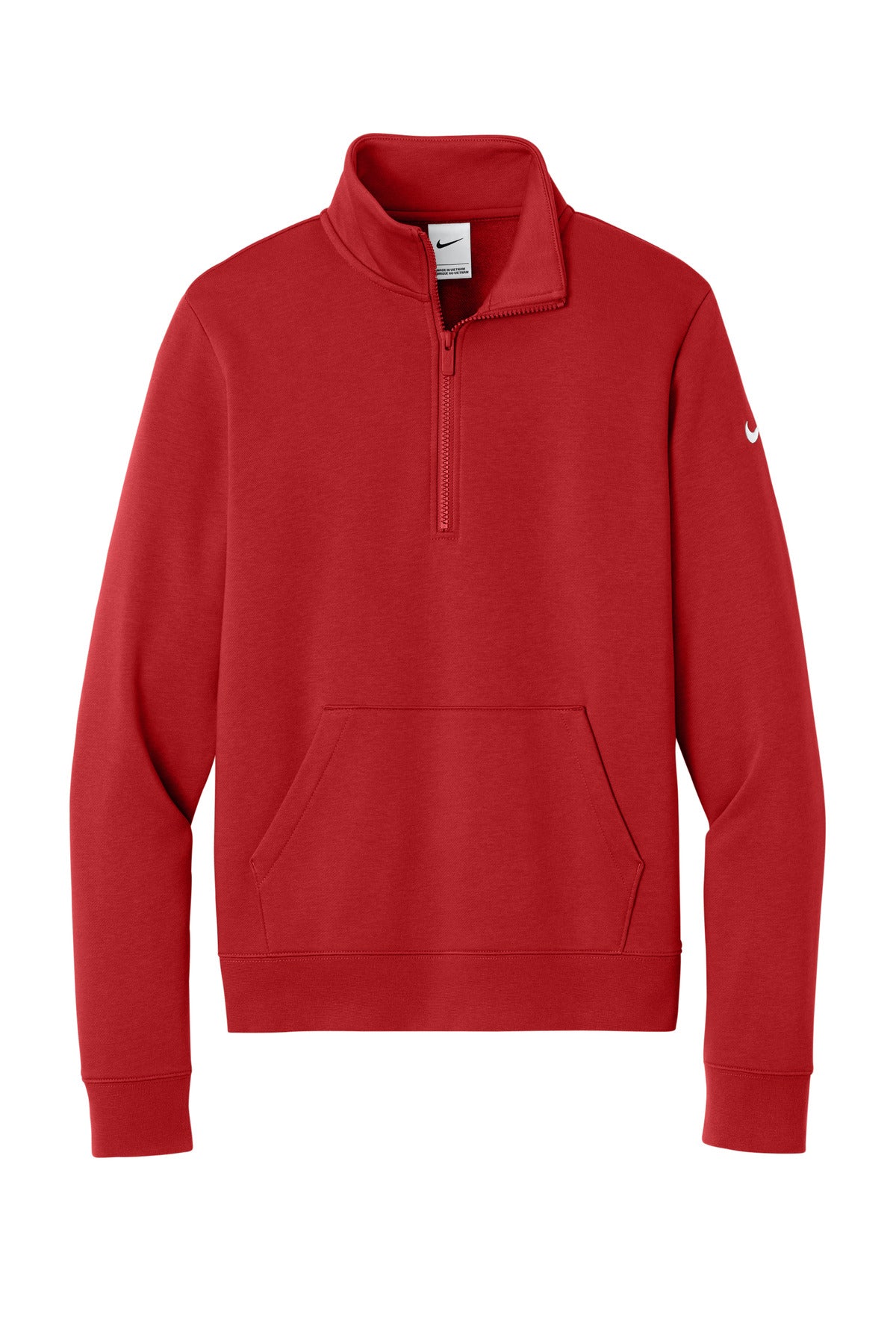 Nike Women's Club Fleece Sleeve Swoosh 1/2-Zip NKDX6720
