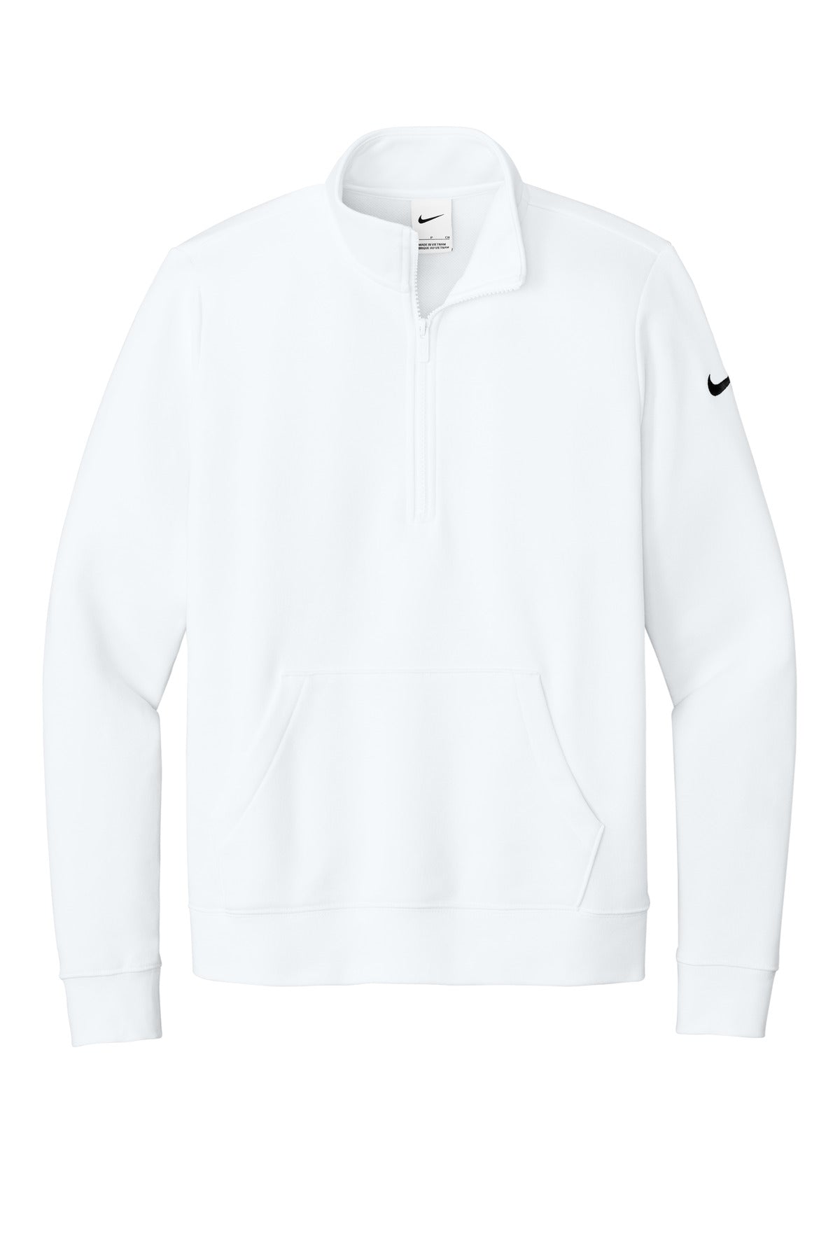 Nike Women's Club Fleece Sleeve Swoosh 1/2-Zip NKDX6720