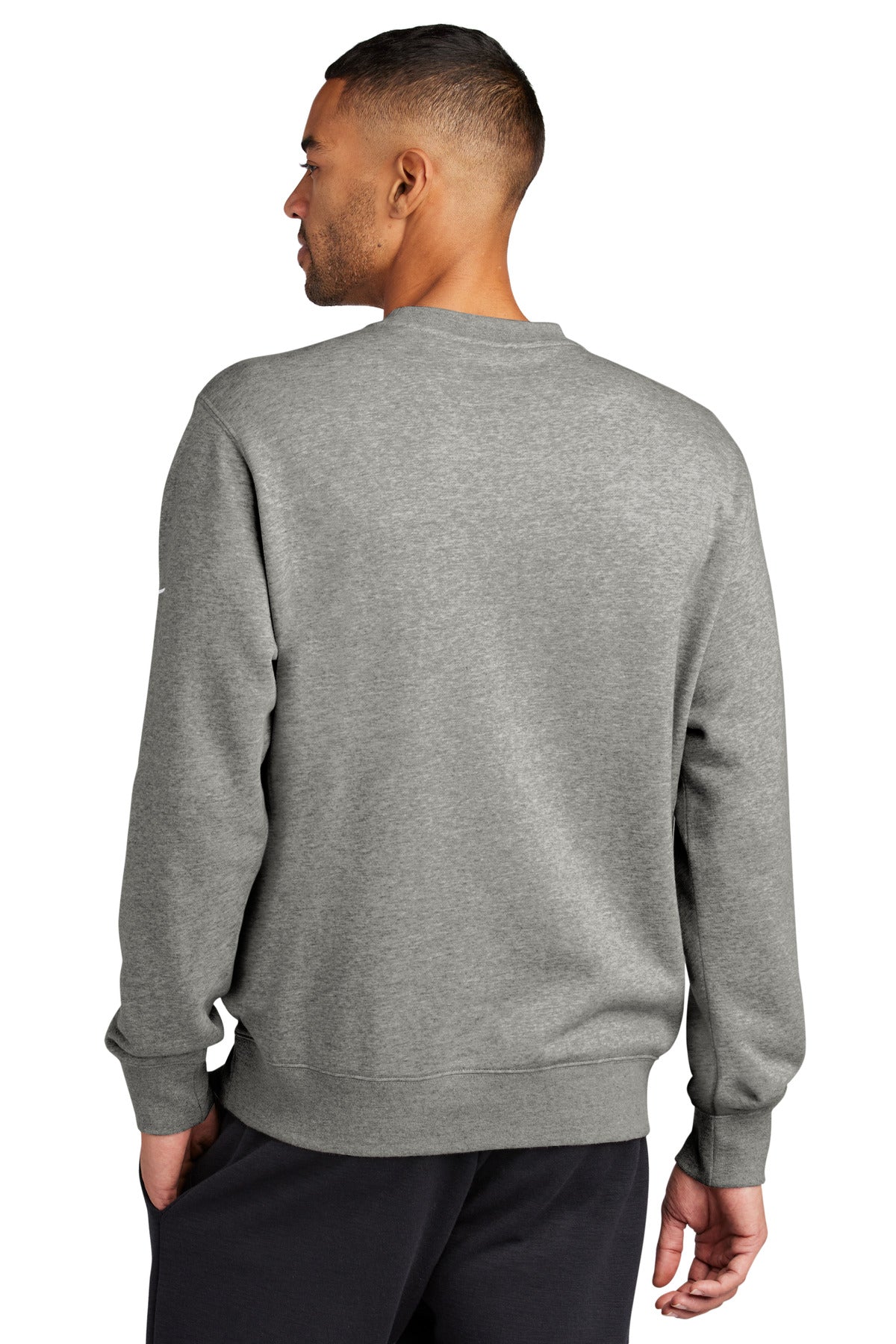 Nike Club Fleece Sleeve Swoosh Crew NKFD9863