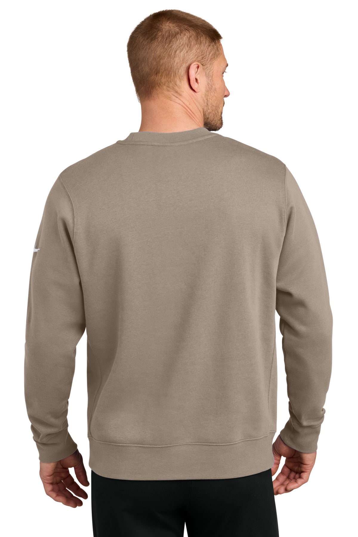Nike Club Fleece Sleeve Swoosh Crew NKFD9863