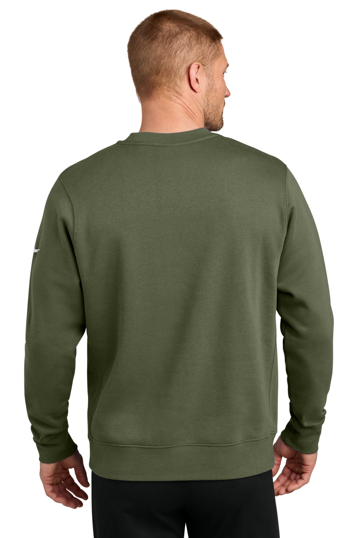 Nike Club Fleece Sleeve Swoosh Crew NKFD9863
