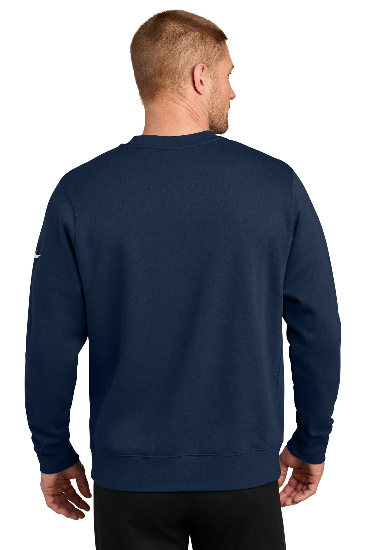 Nike Club Fleece Sleeve Swoosh Crew NKFD9863