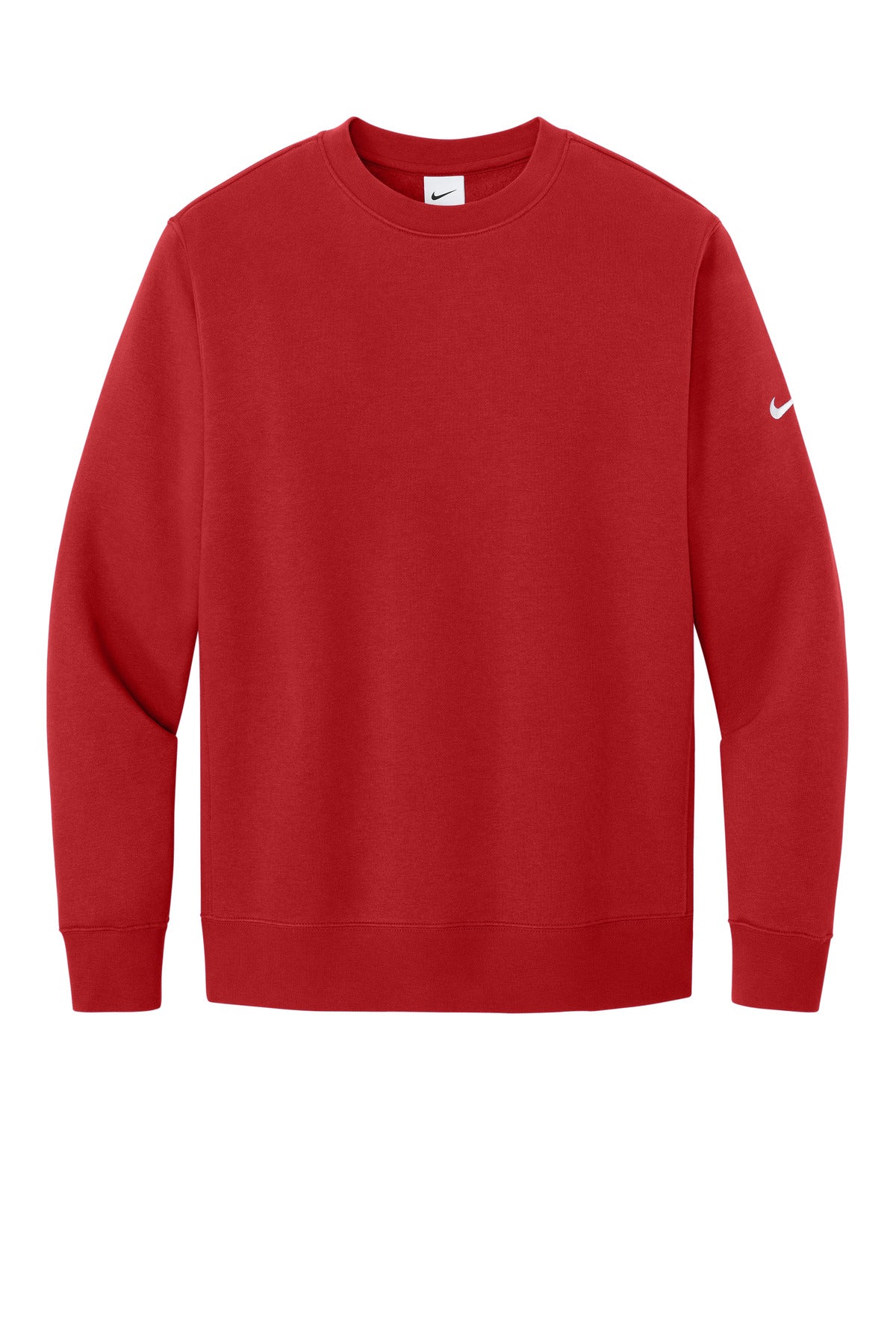 Nike Club Fleece Sleeve Swoosh Crew NKFD9863