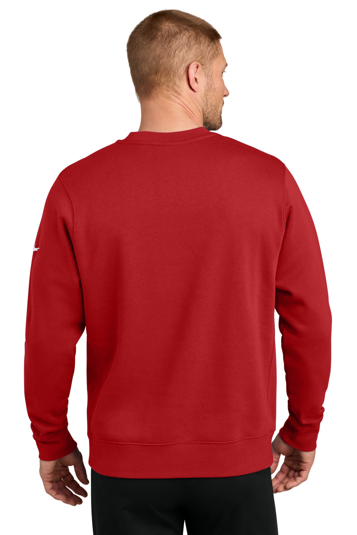 Nike Club Fleece Sleeve Swoosh Crew NKFD9863