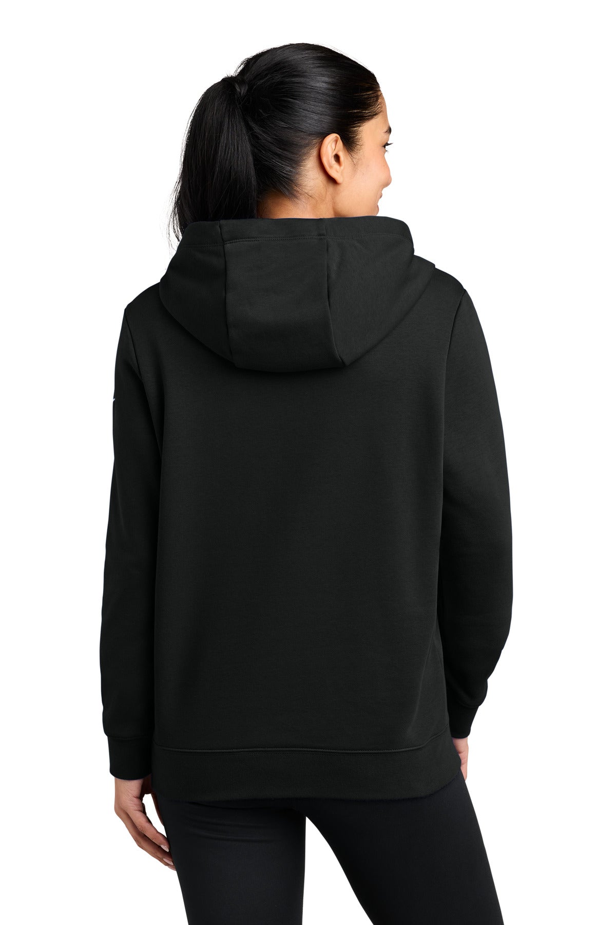 Nike Women's Club Fleece Sleeve Swoosh Pullover Hoodie NKFD9889