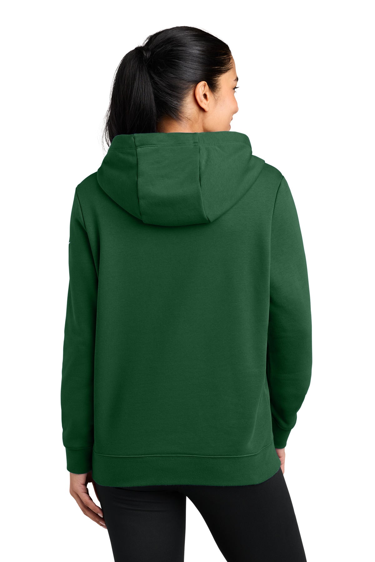 Nike Women's Club Fleece Sleeve Swoosh Pullover Hoodie NKFD9889