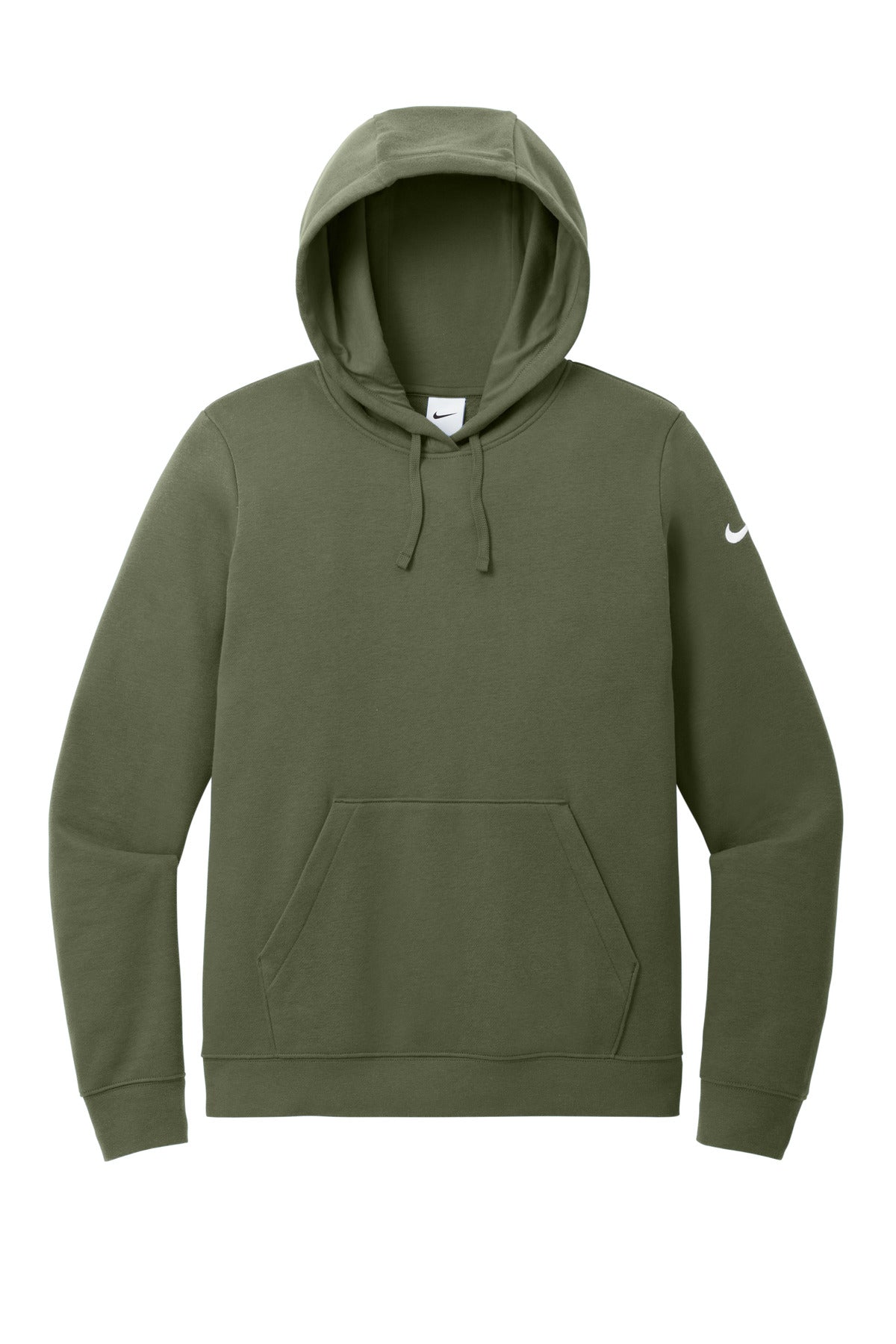 Nike Women's Club Fleece Sleeve Swoosh Pullover Hoodie NKFD9889