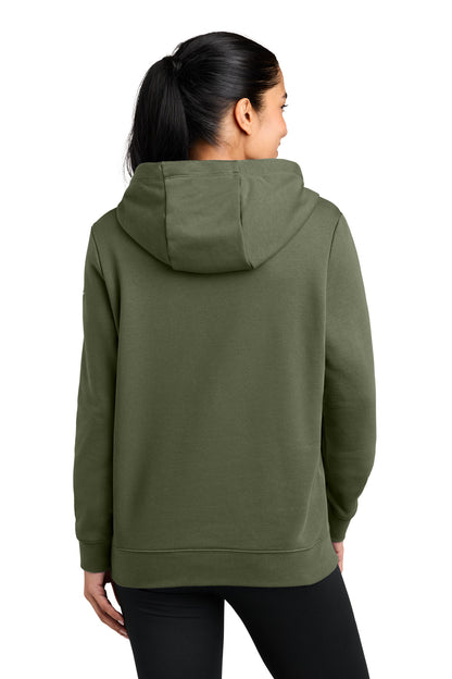 Nike Women's Club Fleece Sleeve Swoosh Pullover Hoodie NKFD9889